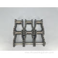 Agricultural welded structure bent plate chain